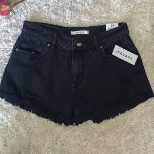 ❗️Brand New ❗️Pacsun High Rise Festival Jean Shorts 🖤